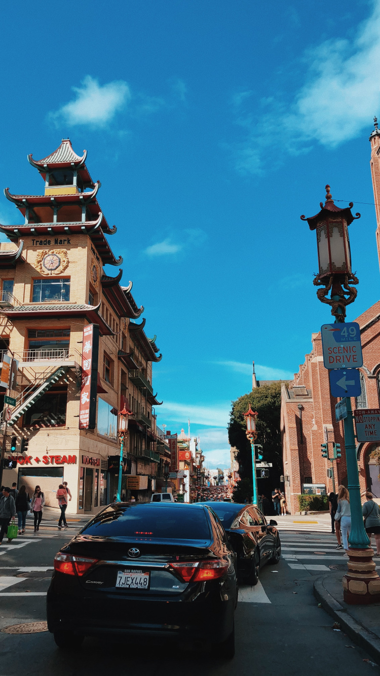 King, Road, Town, Street, Neighbourhood. Wallpaper in 750x1334 Resolution