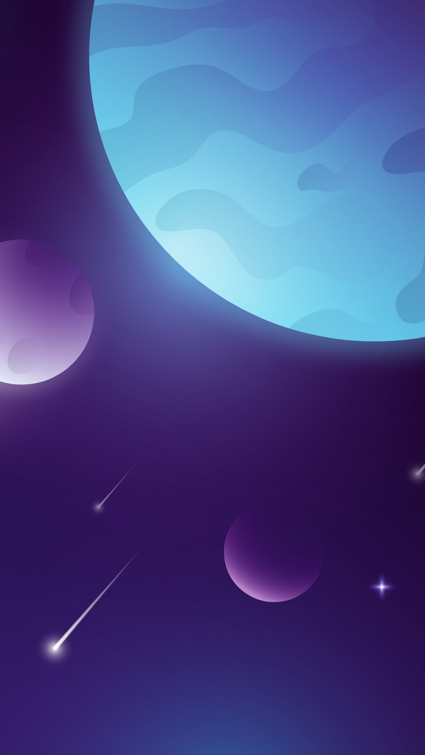 Atmosphäre, Azure, Purpur, Veilchen, Werkstoffeigenschaften. Wallpaper in 1440x2560 Resolution