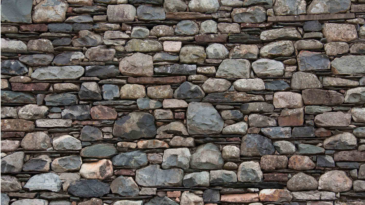 石壁, 砖, 挡土墙, 砌砖, 鹅卵石 壁纸 1280x720 允许
