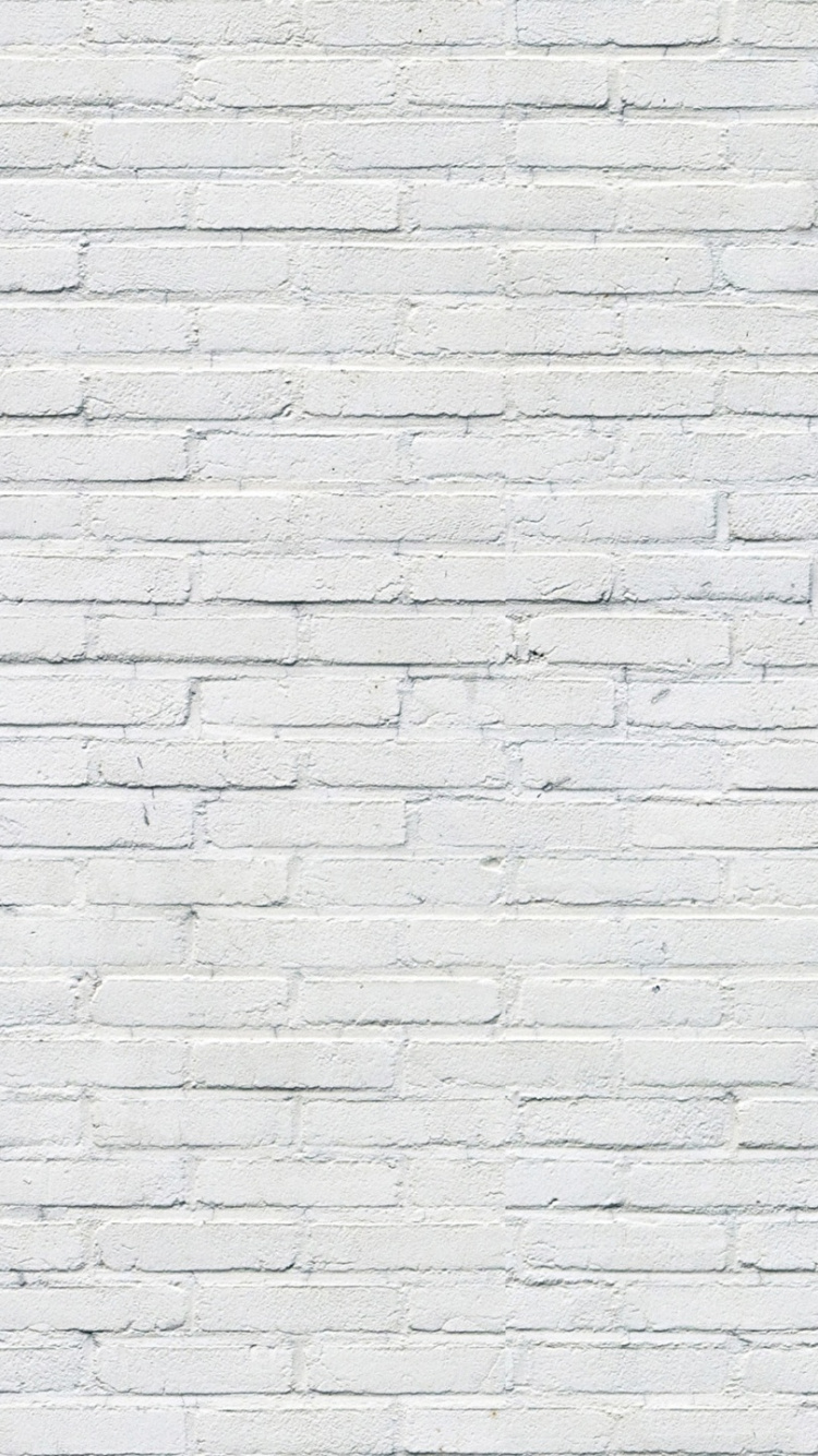 White and Gray Brick Wall. Wallpaper in 750x1334 Resolution