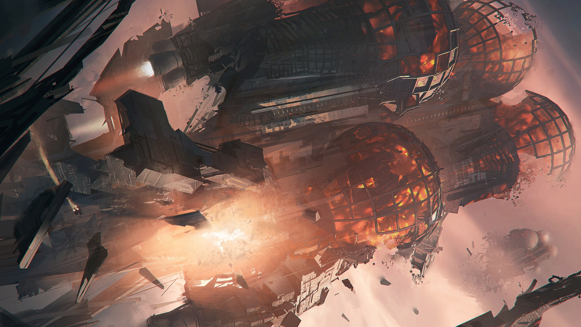 空间, 外层空间, 灾难, 天空 壁纸 1920x1080 允许