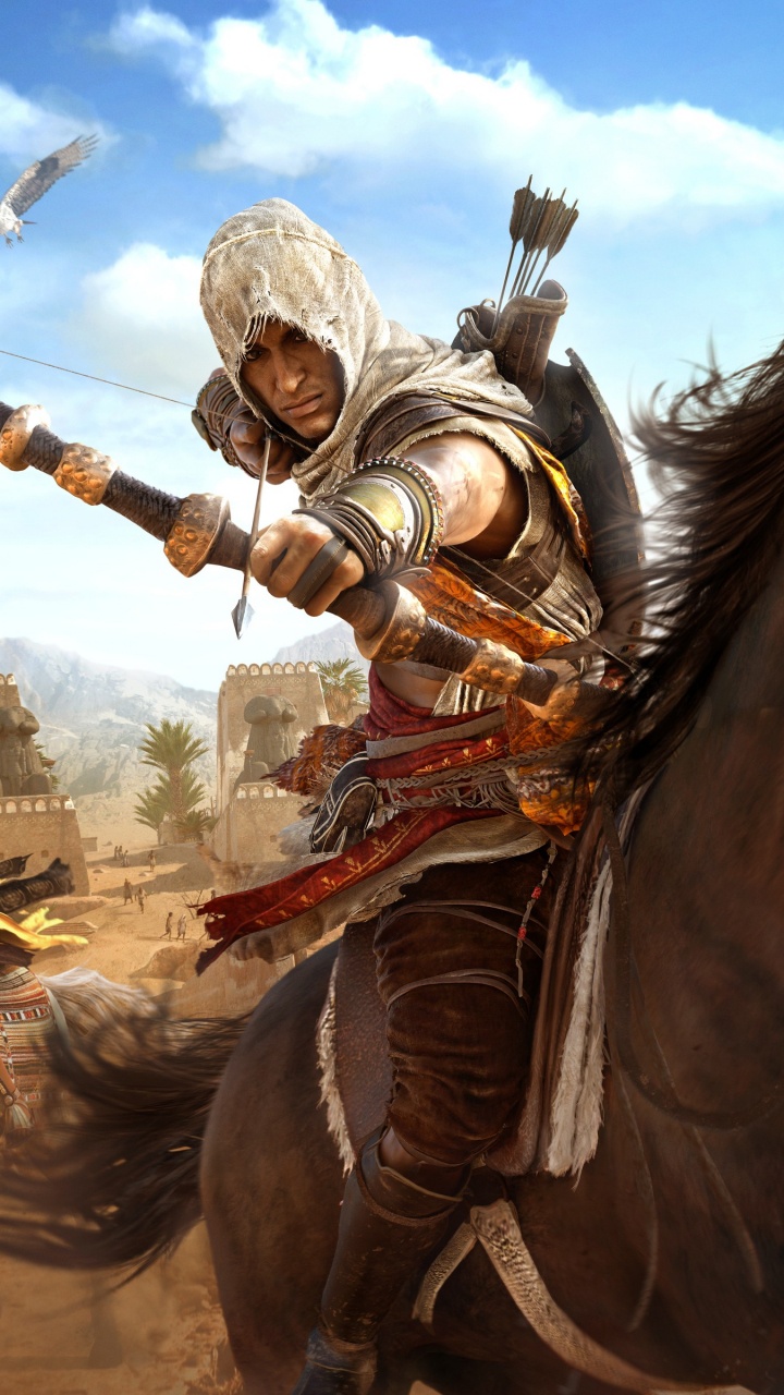 Assassins Creed Origines, Assassins Creed Brotherhood, Ubisoft, la Mythologie, Ubisoft Montréal. Wallpaper in 720x1280 Resolution