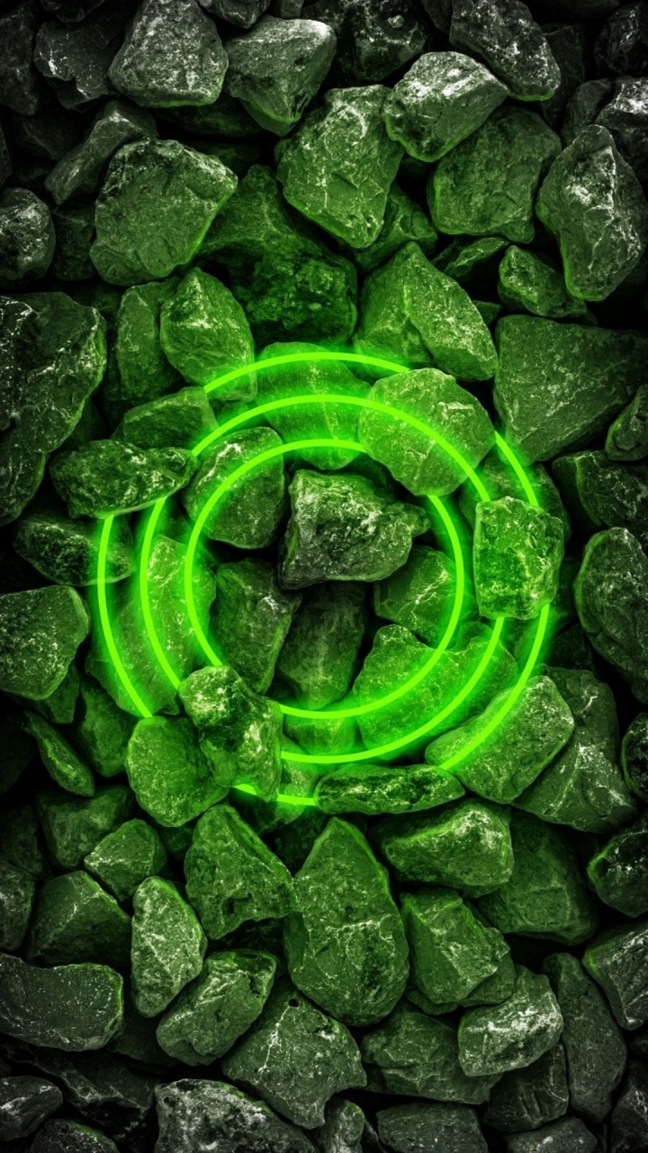 Neon Stone, Ios, Plant, Green, Leaf. Wallpaper in 720x1280 Resolution