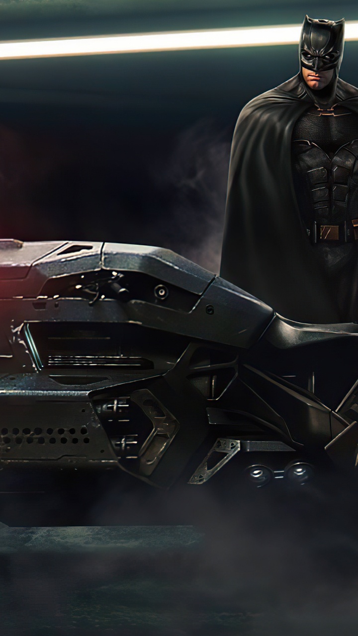 Motocicleta, Batman, DC Extendido Universo, dc Comics, Television. Wallpaper in 720x1280 Resolution