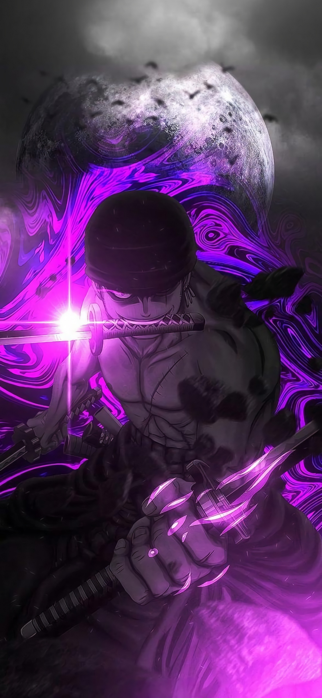 Zoro Pfp, Roronoa Zoro, Einteiler, Zeichentrickfilm, Grafik-design. Wallpaper in 1125x2436 Resolution