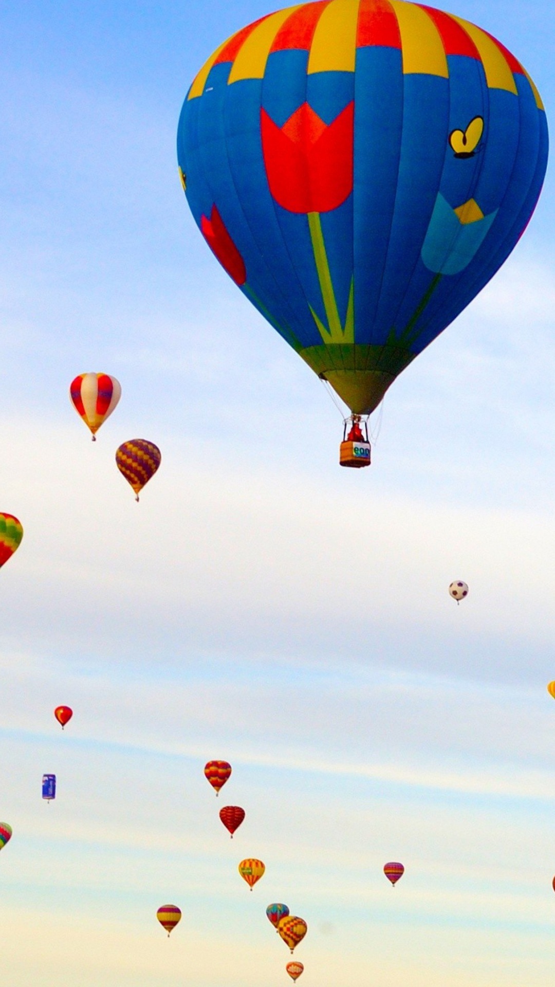 Hot Air Balloons in The Sky During Daytime. Wallpaper in 1080x1920 Resolution