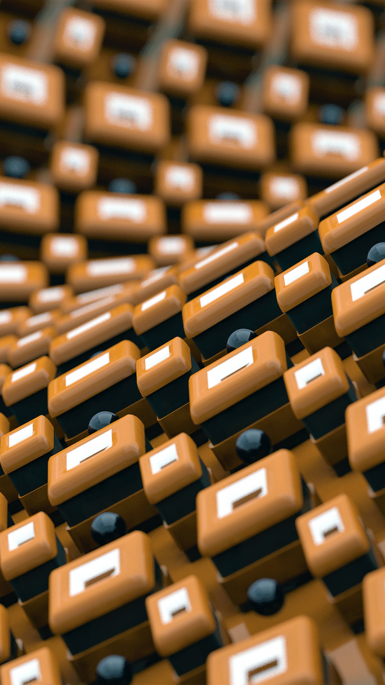 Blocs Lego Marron et Noir. Wallpaper in 750x1334 Resolution