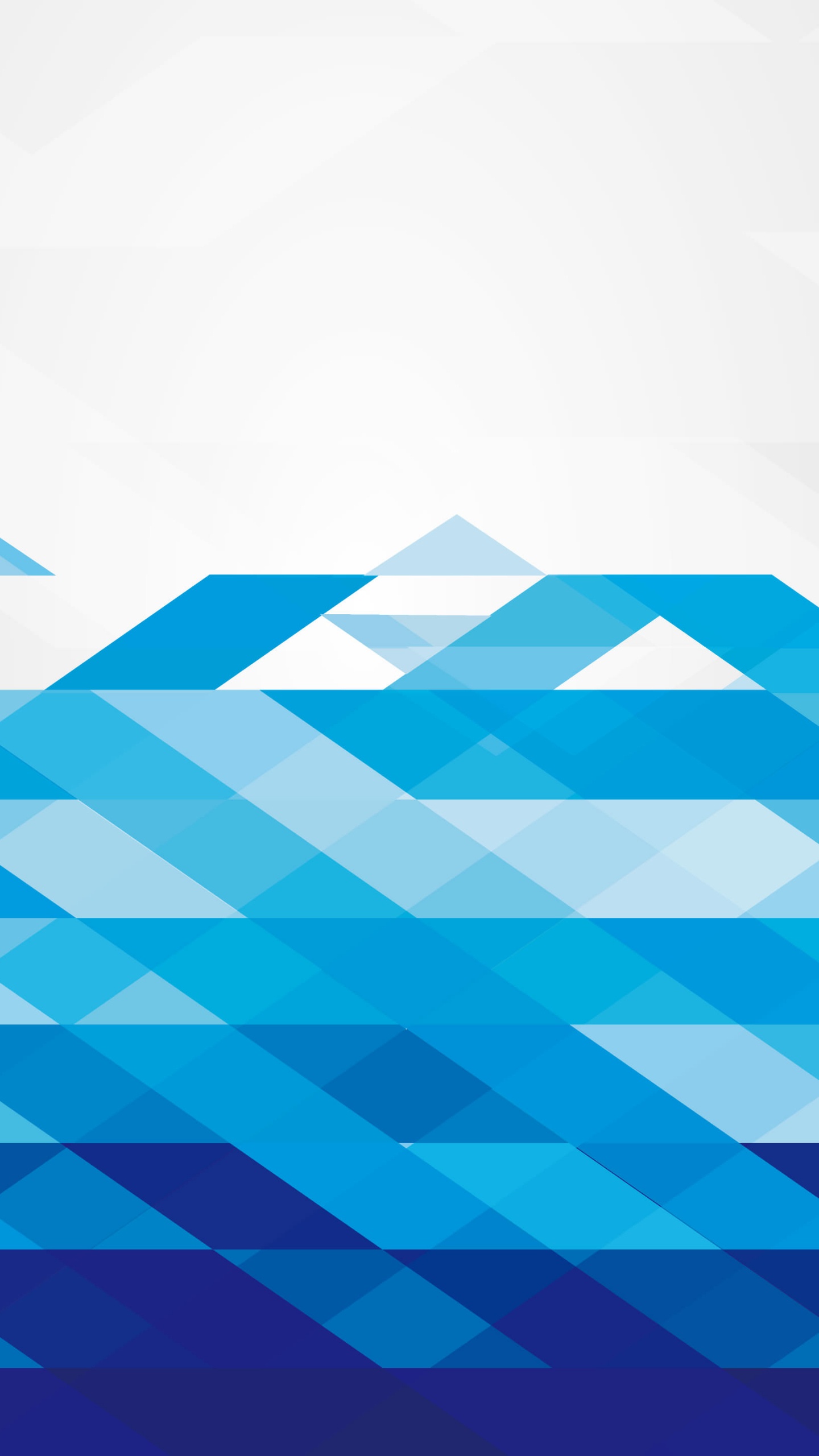 Blaue Und Schwarze Abstrakte Abbildung. Wallpaper in 1440x2560 Resolution