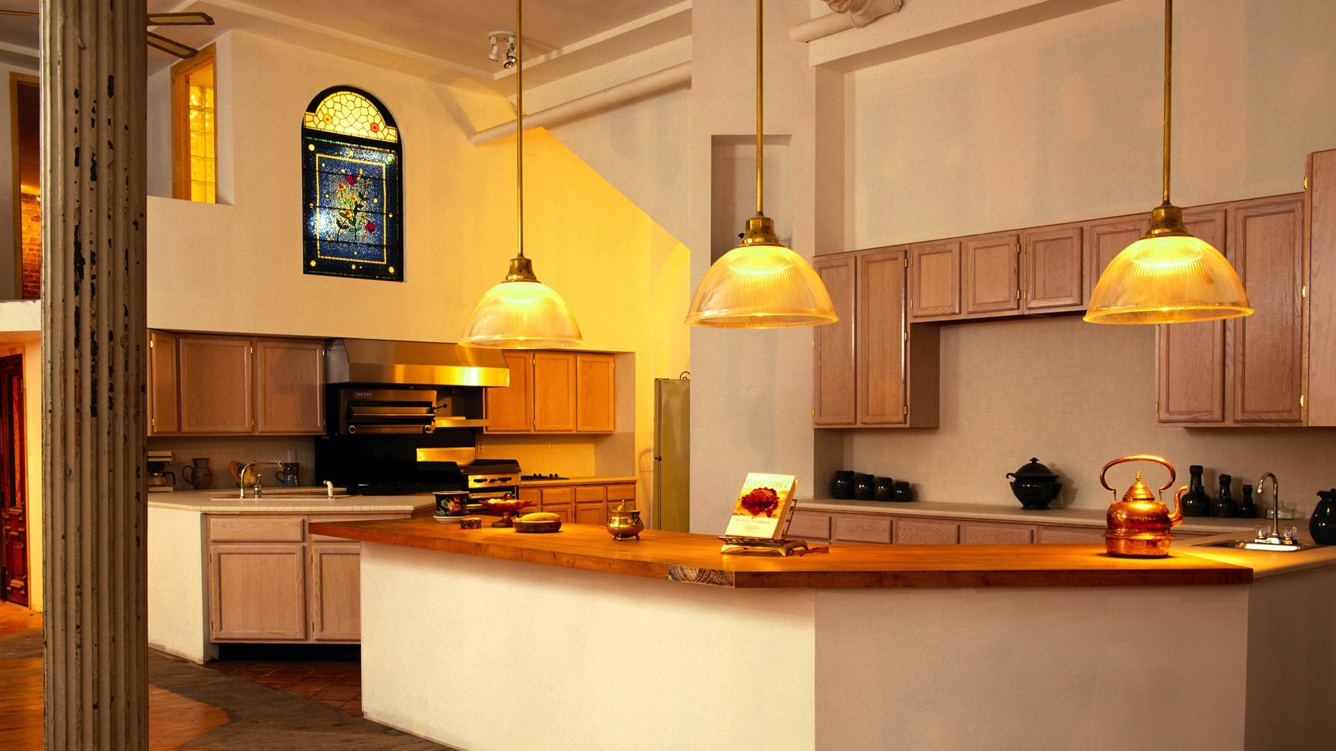 台面, 房间, 橱柜, 房地产, 天花板 壁纸 1920x1080 允许