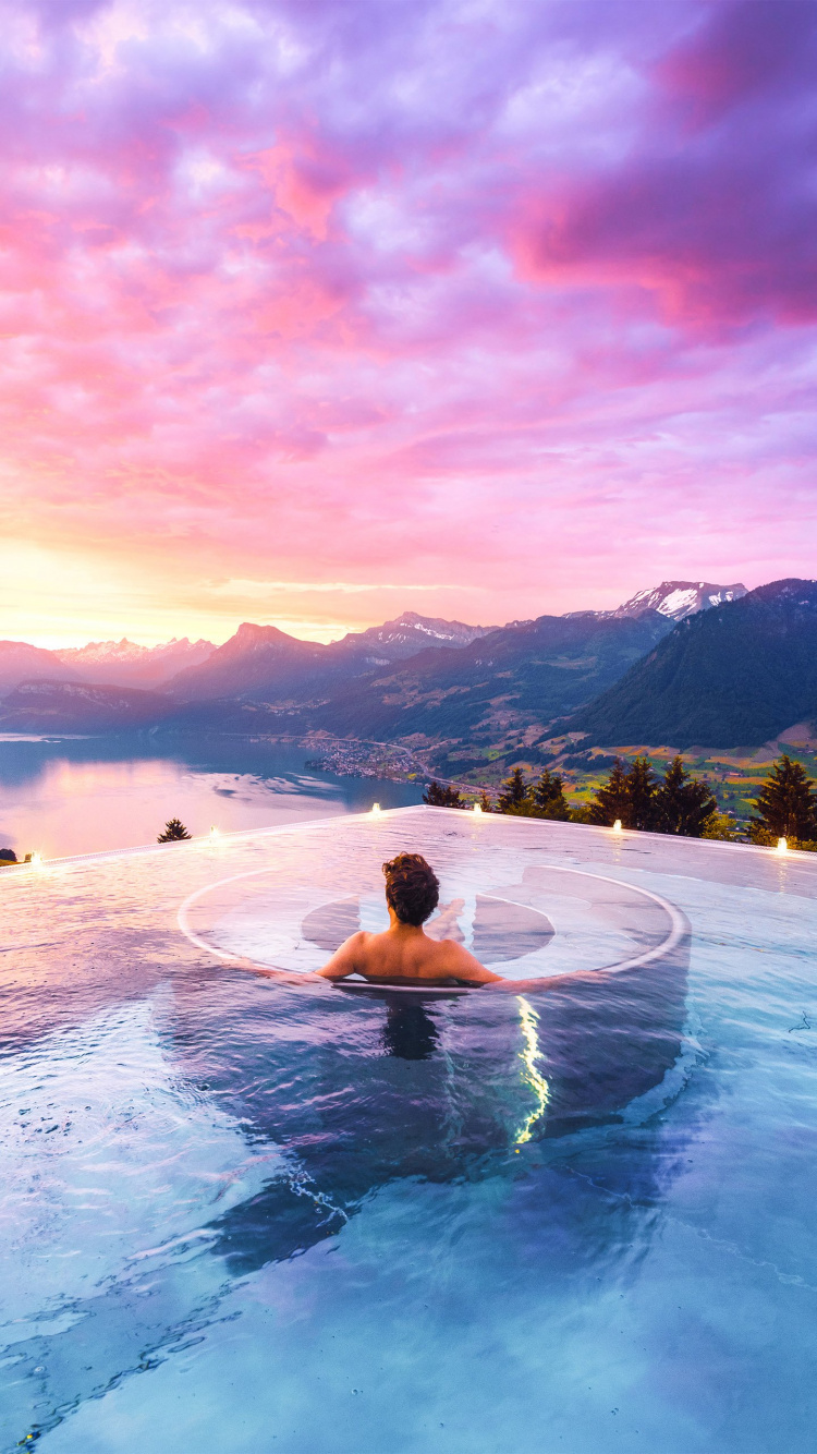 Wasser, Cloud, Wasserressourcen, Gewässer, Afterglow. Wallpaper in 750x1334 Resolution