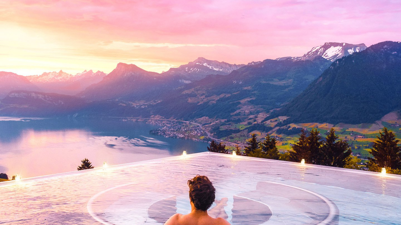 Water, Cloud, Water Resources, Mountain, Body of Water. Wallpaper in 1280x720 Resolution