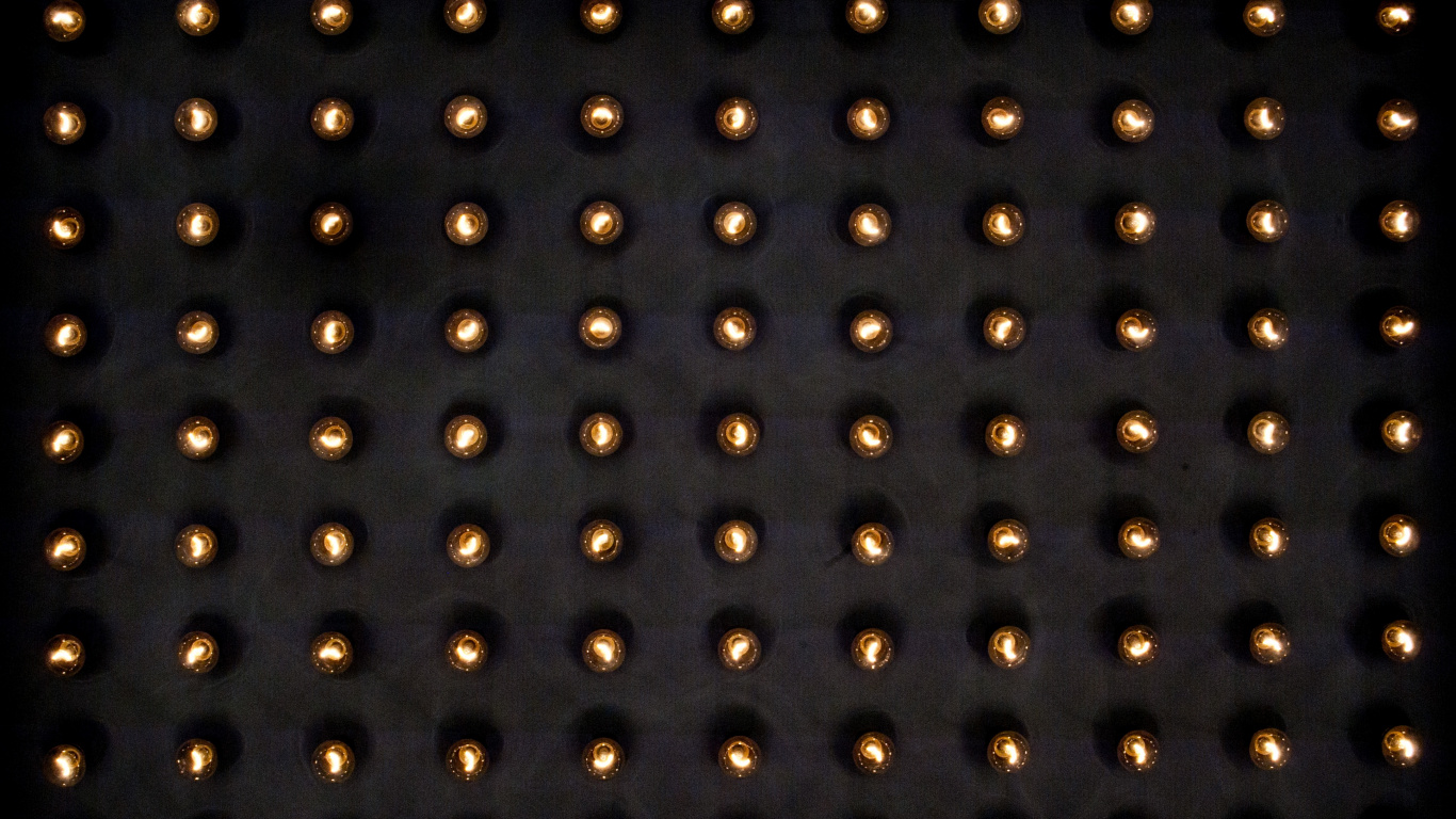 Textile à Pois Bleu et Blanc. Wallpaper in 1366x768 Resolution