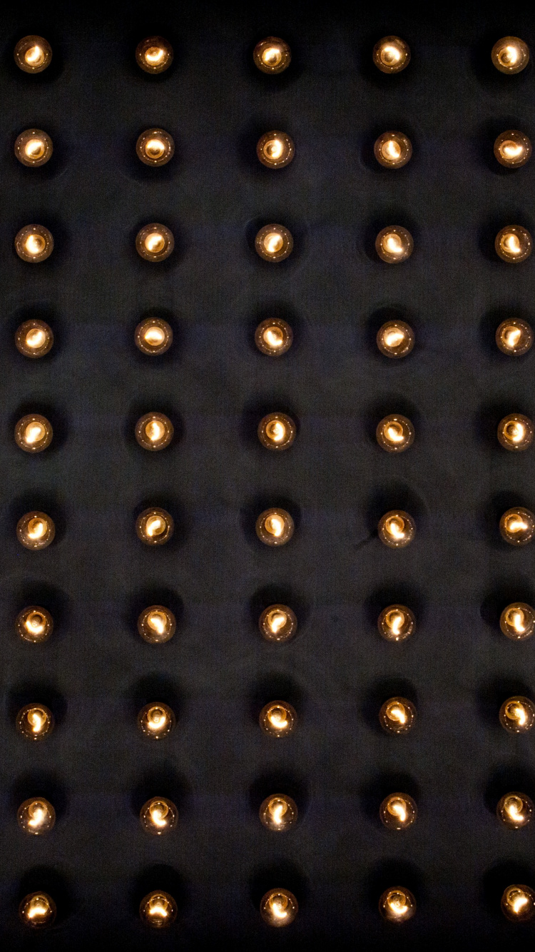 Blue and White Polka Dot Textile. Wallpaper in 750x1334 Resolution