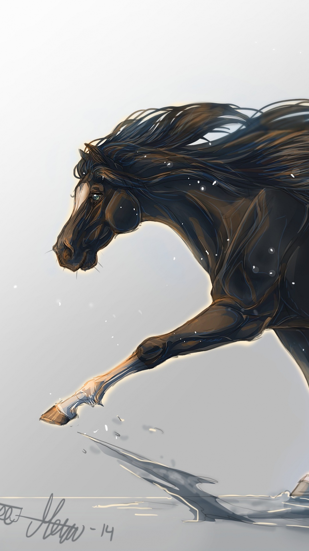 Stallion, Horse, Mane, Mustang Horse, Horse Tack. Wallpaper in 1080x1920 Resolution