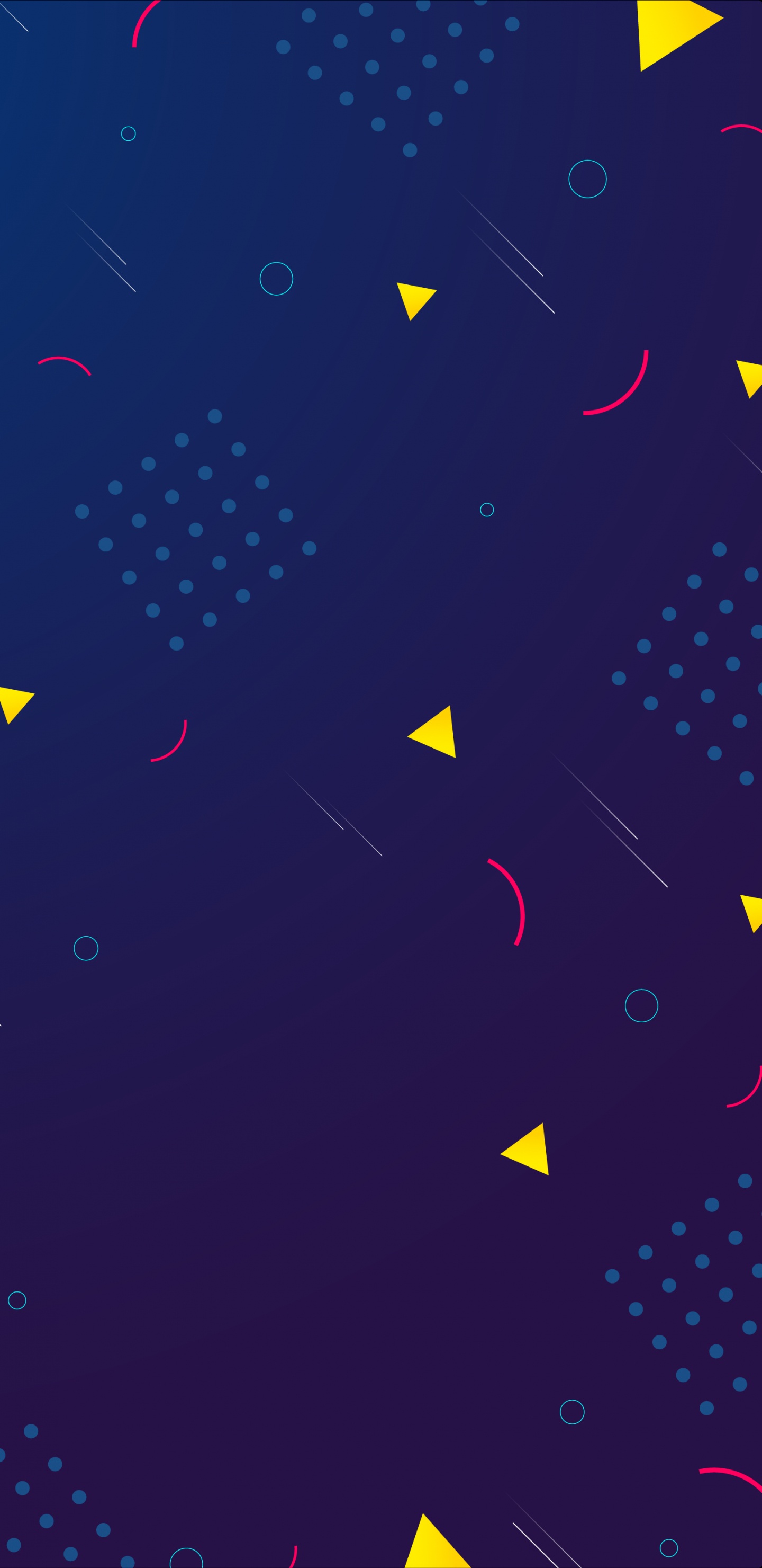 Azure, Art, Rectangle, Cercle, Espace. Wallpaper in 1440x2960 Resolution