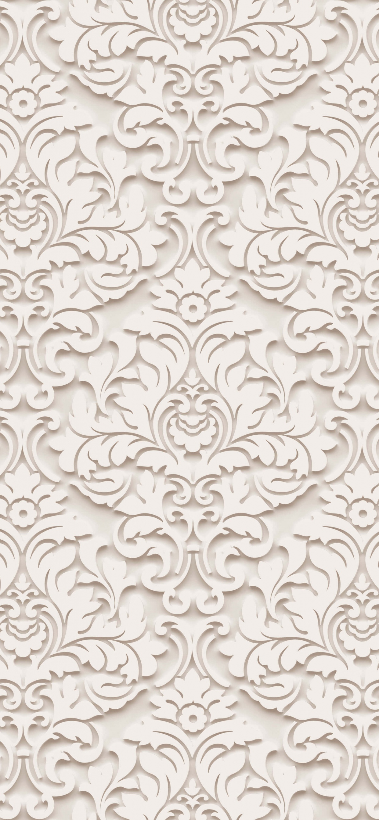 Textile Floral Blanc et Noir. Wallpaper in 1242x2688 Resolution