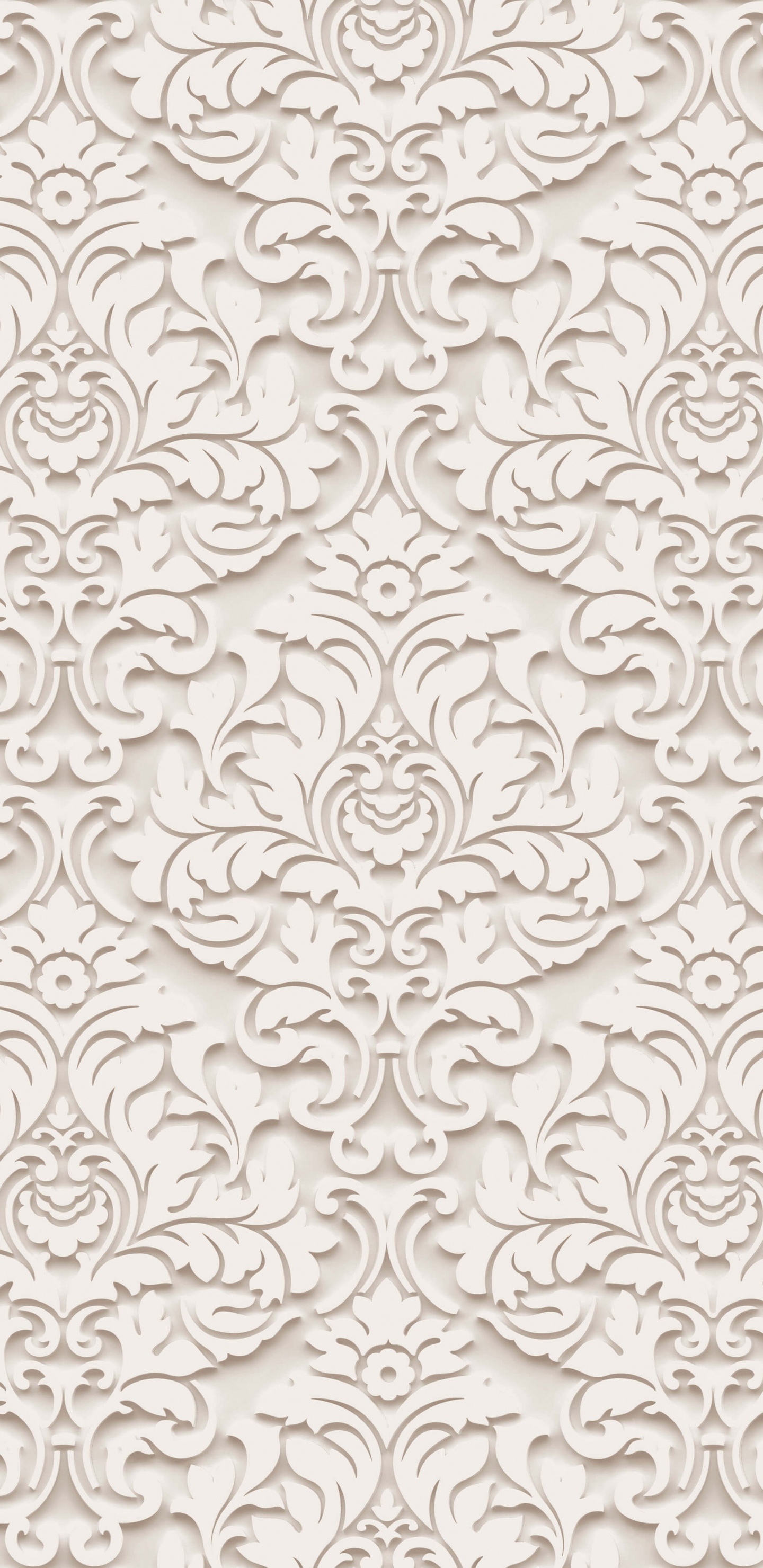 White and Black Floral Textile. Wallpaper in 1440x2960 Resolution
