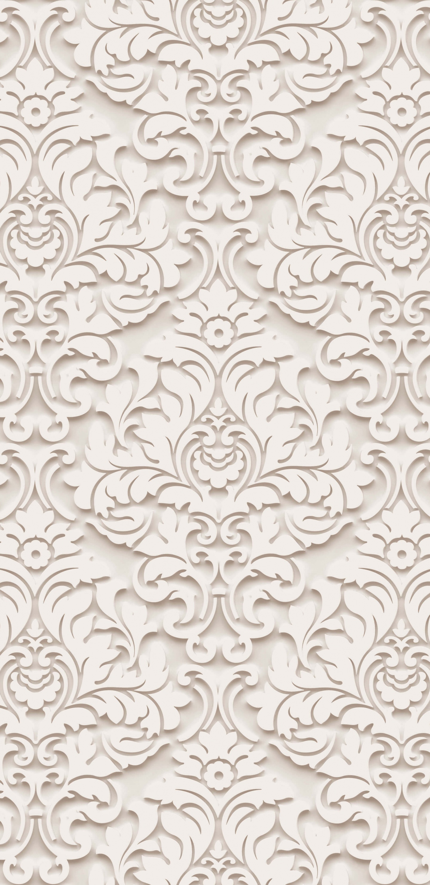 White and Black Floral Textile. Wallpaper in 1440x2960 Resolution