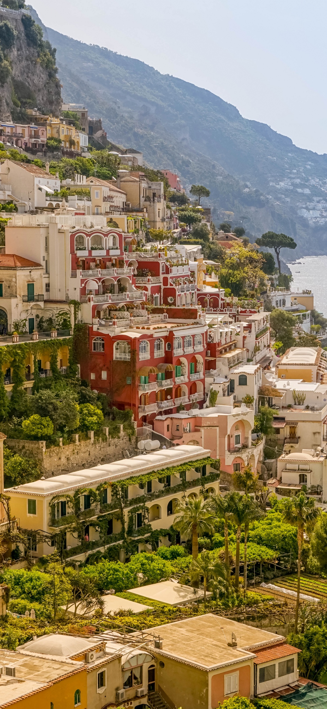 Aerial View of City Buildings Near Body of Water During Daytime. Wallpaper in 1125x2436 Resolution