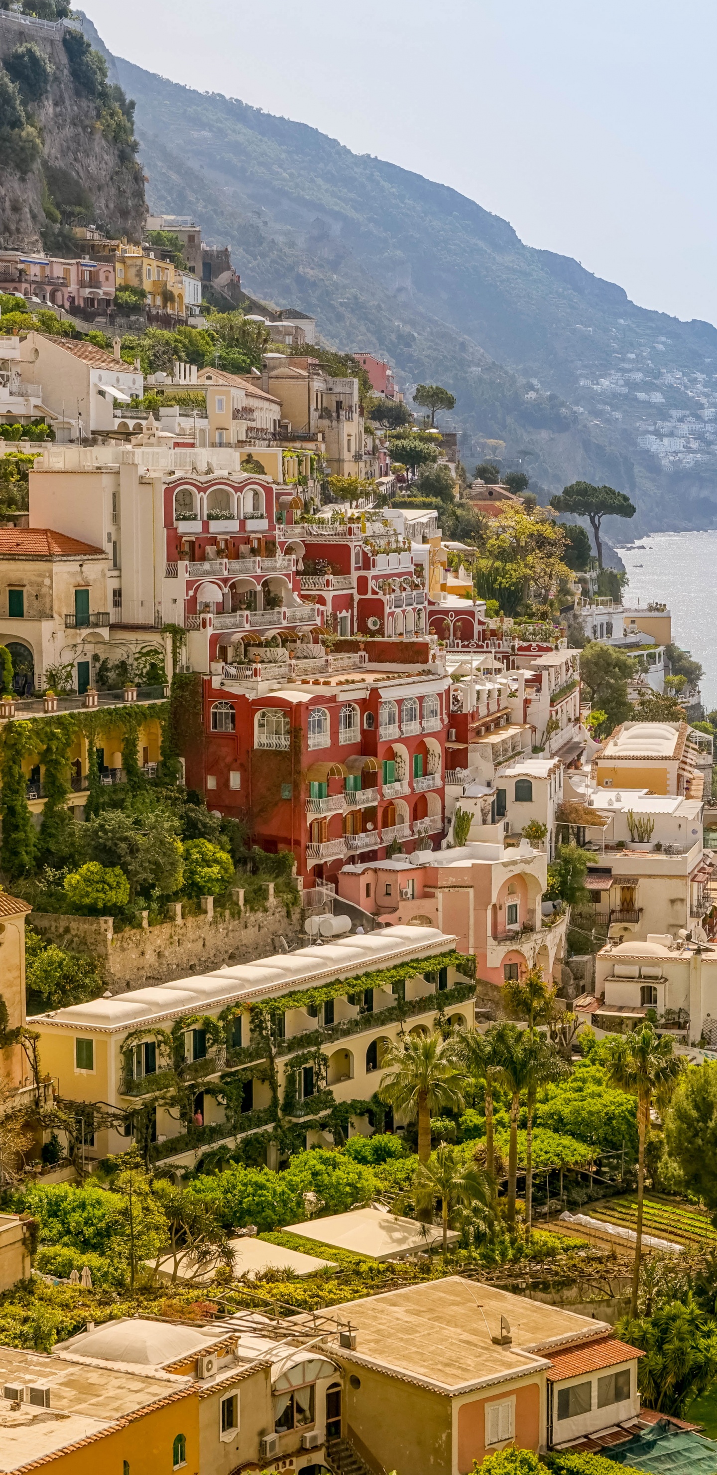 Aerial View of City Buildings Near Body of Water During Daytime. Wallpaper in 1440x2960 Resolution