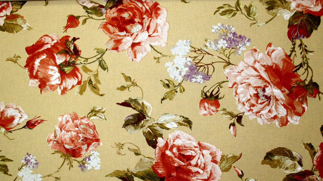 White Red and Green Floral Textile. Wallpaper in 1280x720 Resolution