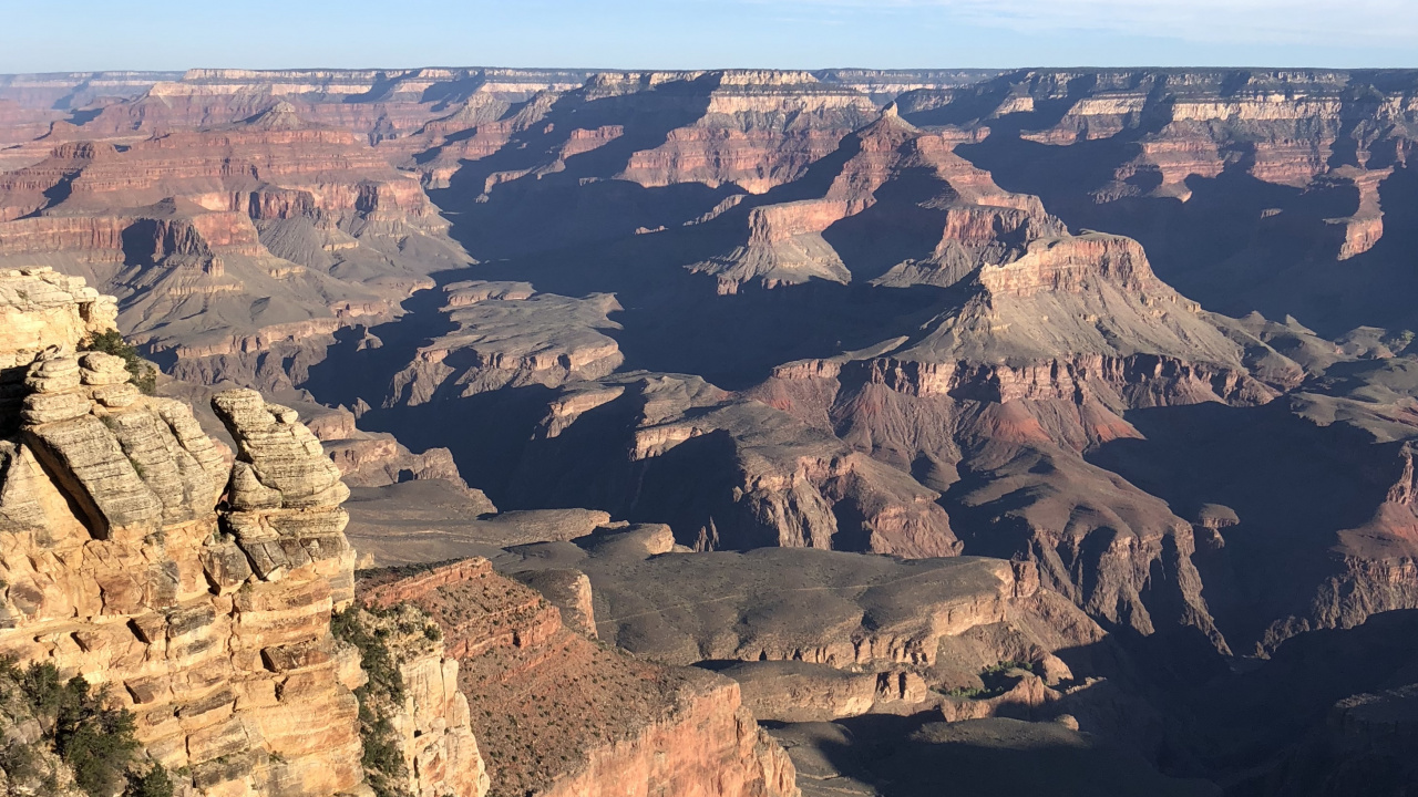 Parc National du Grand Canyon, North Rim, Paysage Naturel, Plateau, Soubassement. Wallpaper in 1280x720 Resolution