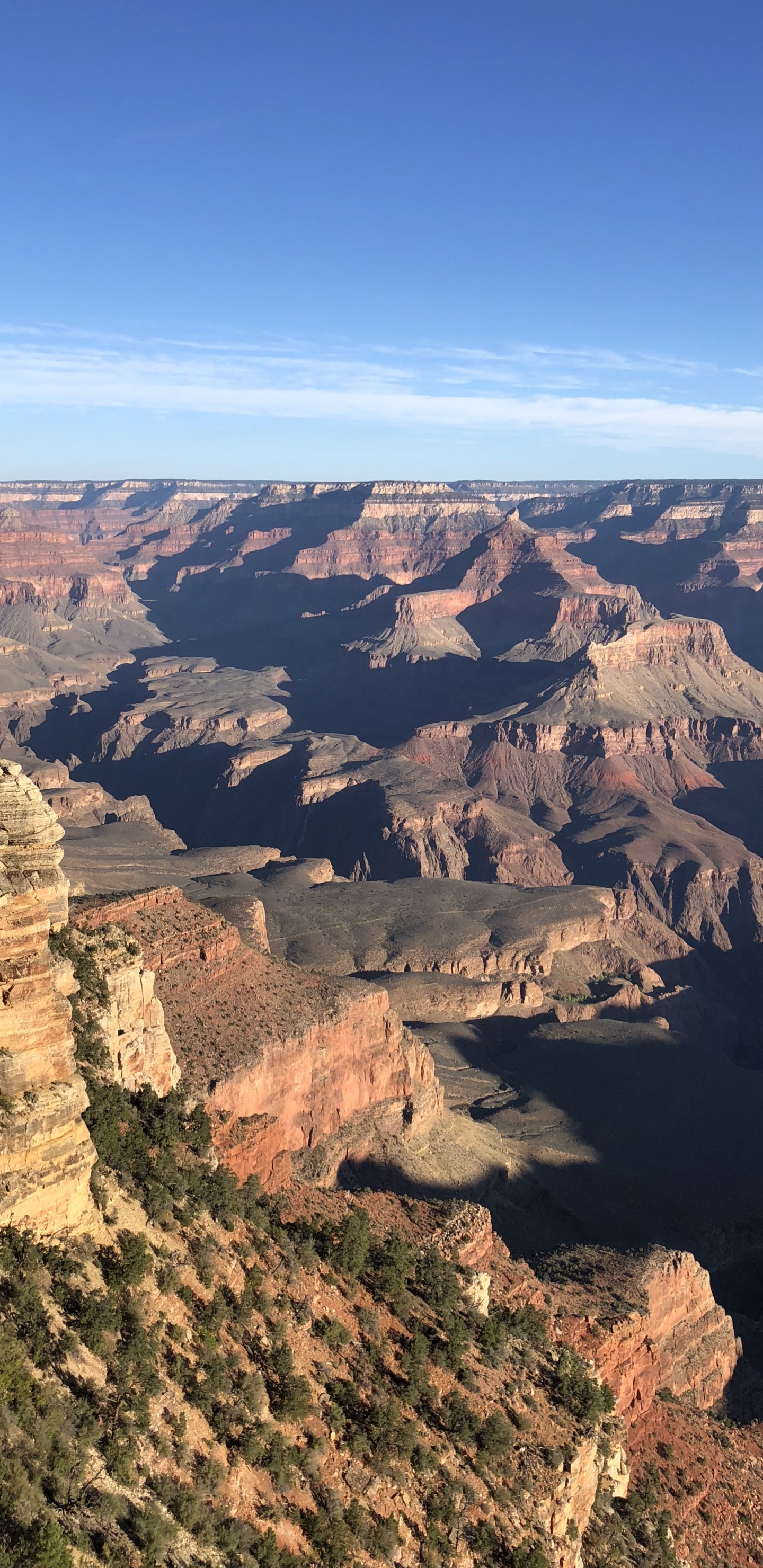 Parc National du Grand Canyon, North Rim, Paysage Naturel, Plateau, Soubassement. Wallpaper in 1440x2960 Resolution