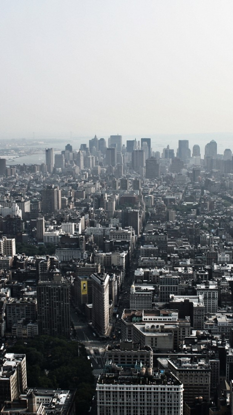 Aerial View of City Buildings During Daytime. Wallpaper in 750x1334 Resolution