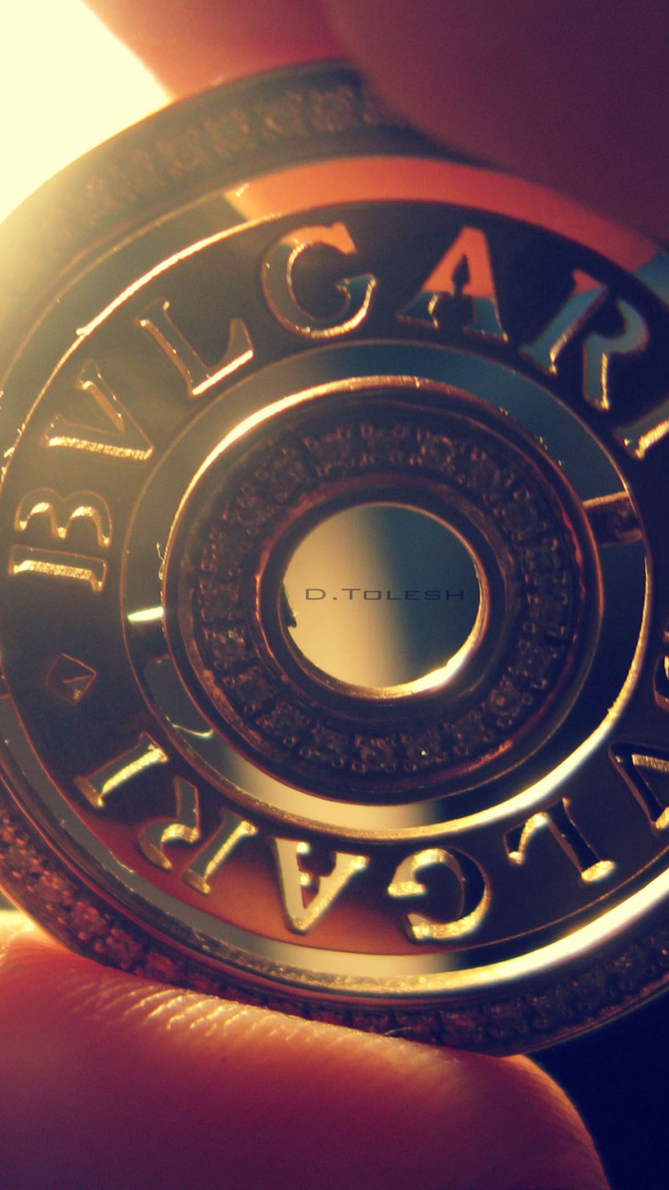 Bulgari, Luxusgütern, Schlüsselbund, Schriftart, Firmenzeichen. Wallpaper in 750x1334 Resolution
