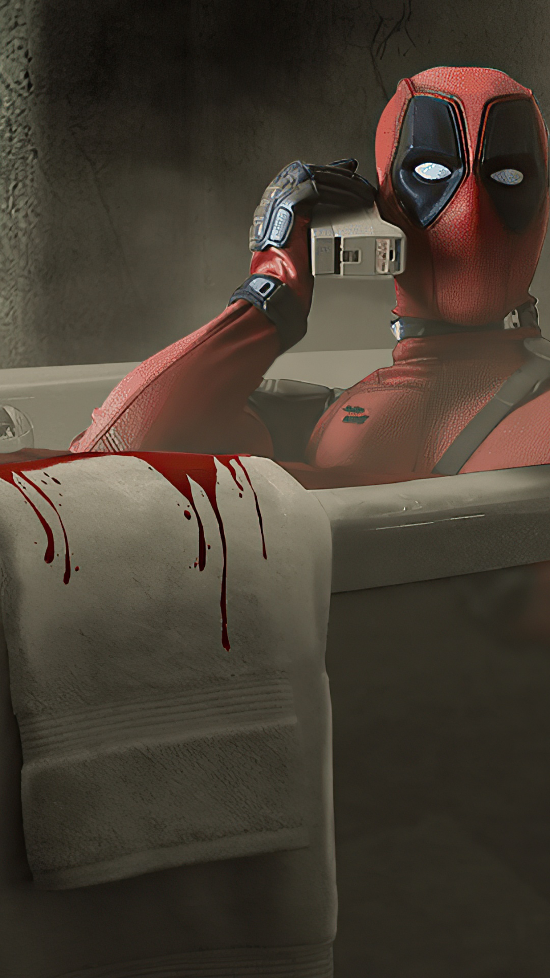 Deadpool, Carmine, Poitrine, Costume, Jeu Pc. Wallpaper in 1080x1920 Resolution