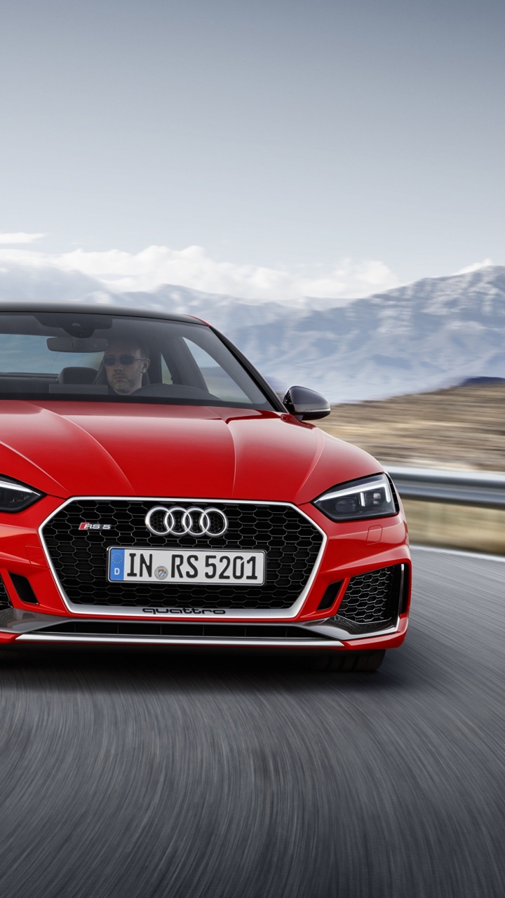 Audi Rouge r 8 Sur Route. Wallpaper in 720x1280 Resolution