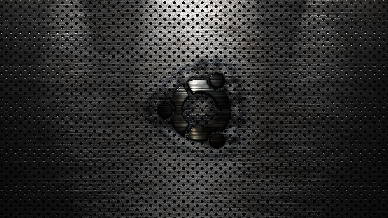 Black and Gold Round Accessory. Wallpaper in 1280x720 Resolution