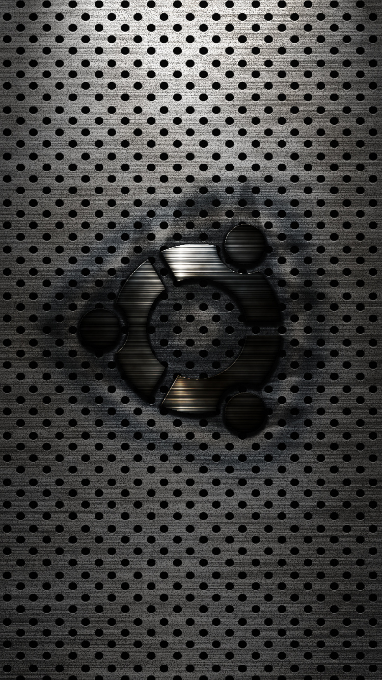 Black and Gold Round Accessory. Wallpaper in 750x1334 Resolution