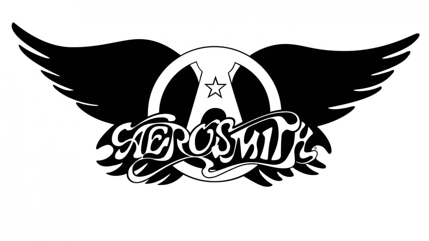 Aerosmith, Logo, Dream On, Emblem, Wing. Wallpaper in 1366x768 Resolution