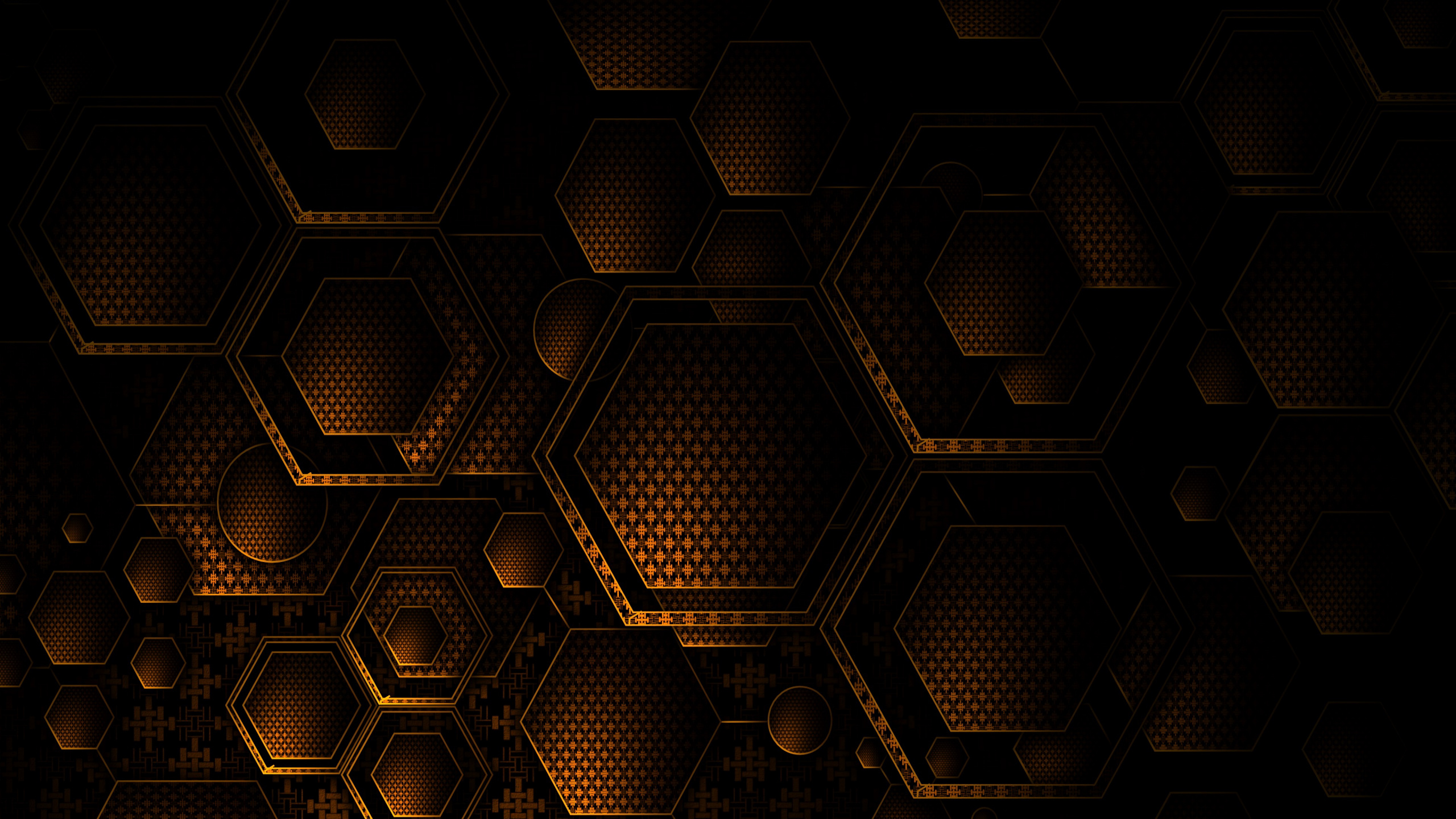 Yellow and Black Checked Pattern. Wallpaper in 2560x1440 Resolution