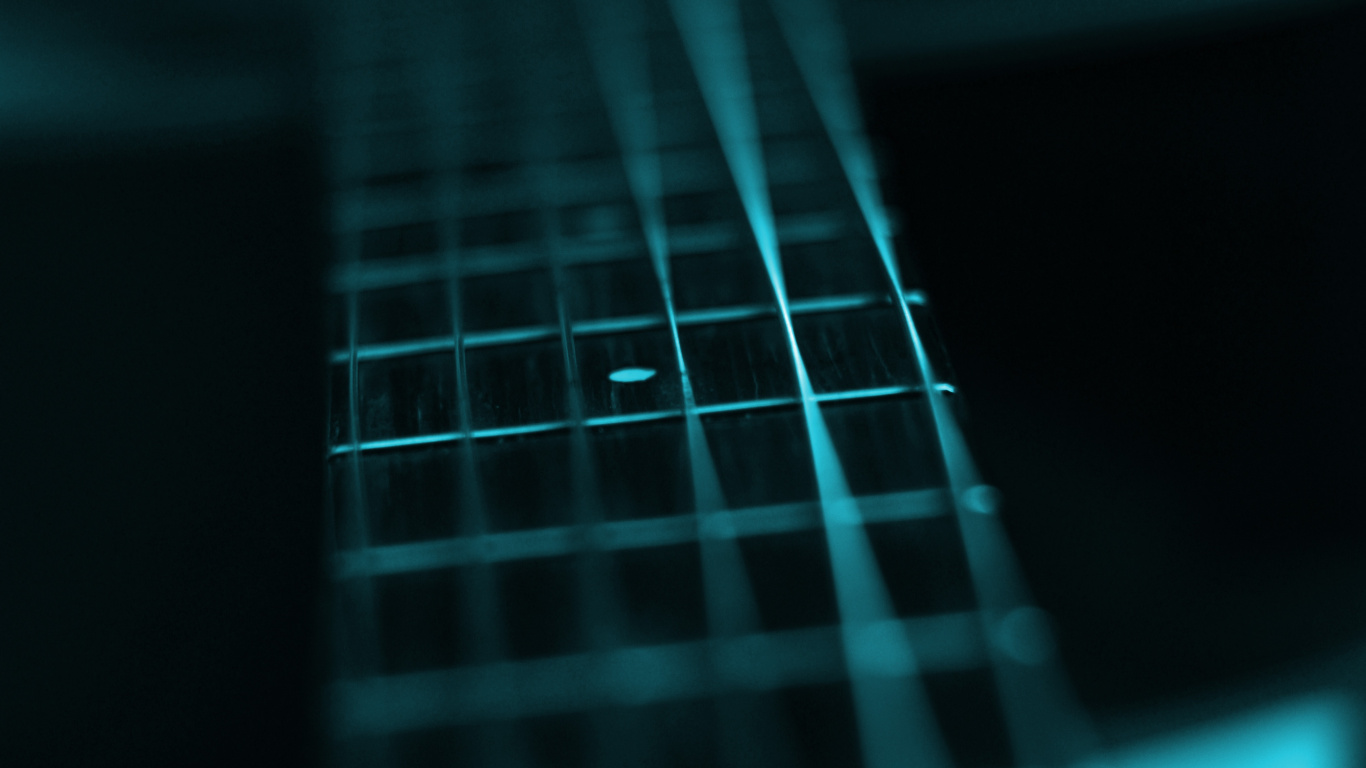 Guitar, Bass Guitar, Electric Guitar, Blue, Green. Wallpaper in 1366x768 Resolution