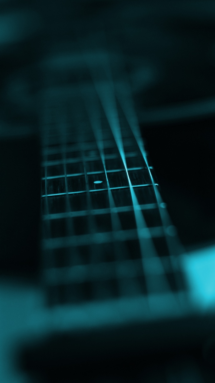 Guitar, Bass Guitar, Electric Guitar, Blue, Green. Wallpaper in 720x1280 Resolution