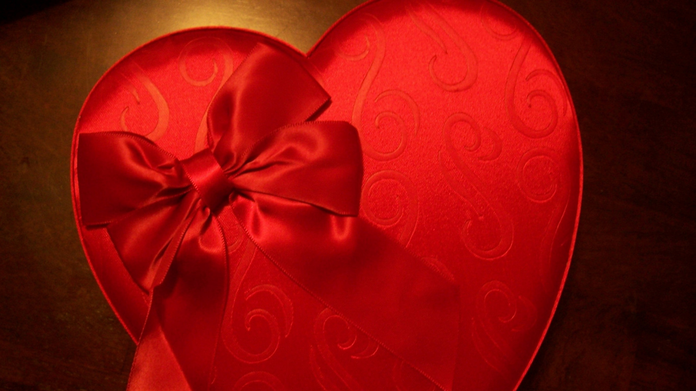 Valentines Tag, Herzen, Liebe, Makro, Peach. Wallpaper in 1366x768 Resolution