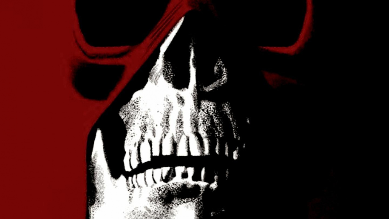 Skull, Jaw, Sleeve, Bone, Art. Wallpaper in 1366x768 Resolution