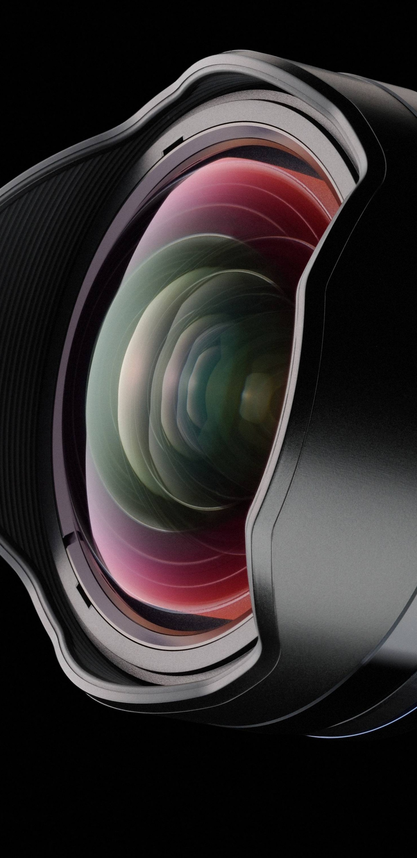 Objectif de Caméra Noir et Blanc. Wallpaper in 1440x2960 Resolution