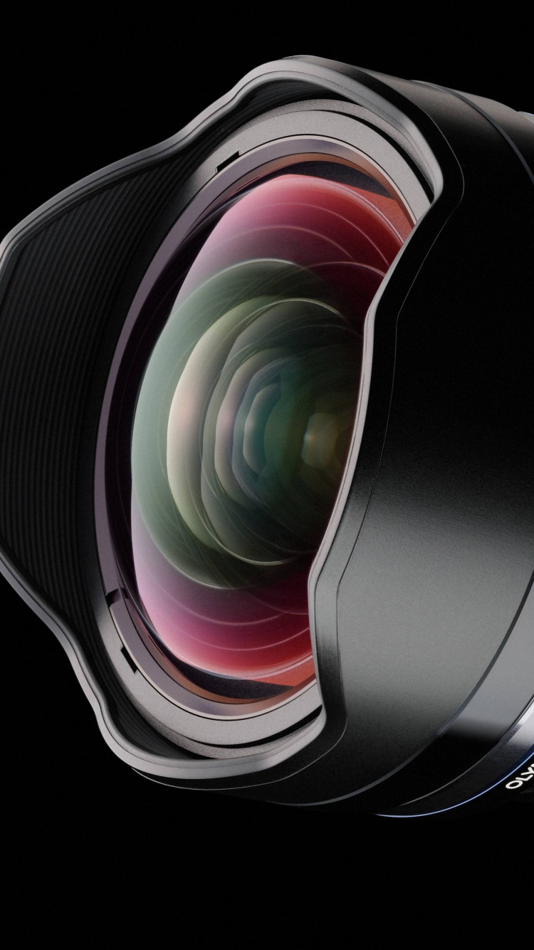 Black and White Camera Lens. Wallpaper in 750x1334 Resolution