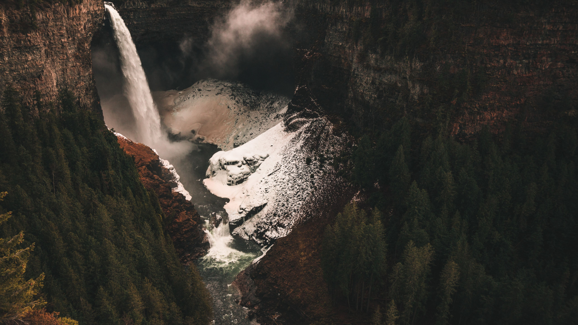 William Soans, Wasser, Holz, Naturlandschaft, Wasserfall. Wallpaper in 1920x1080 Resolution