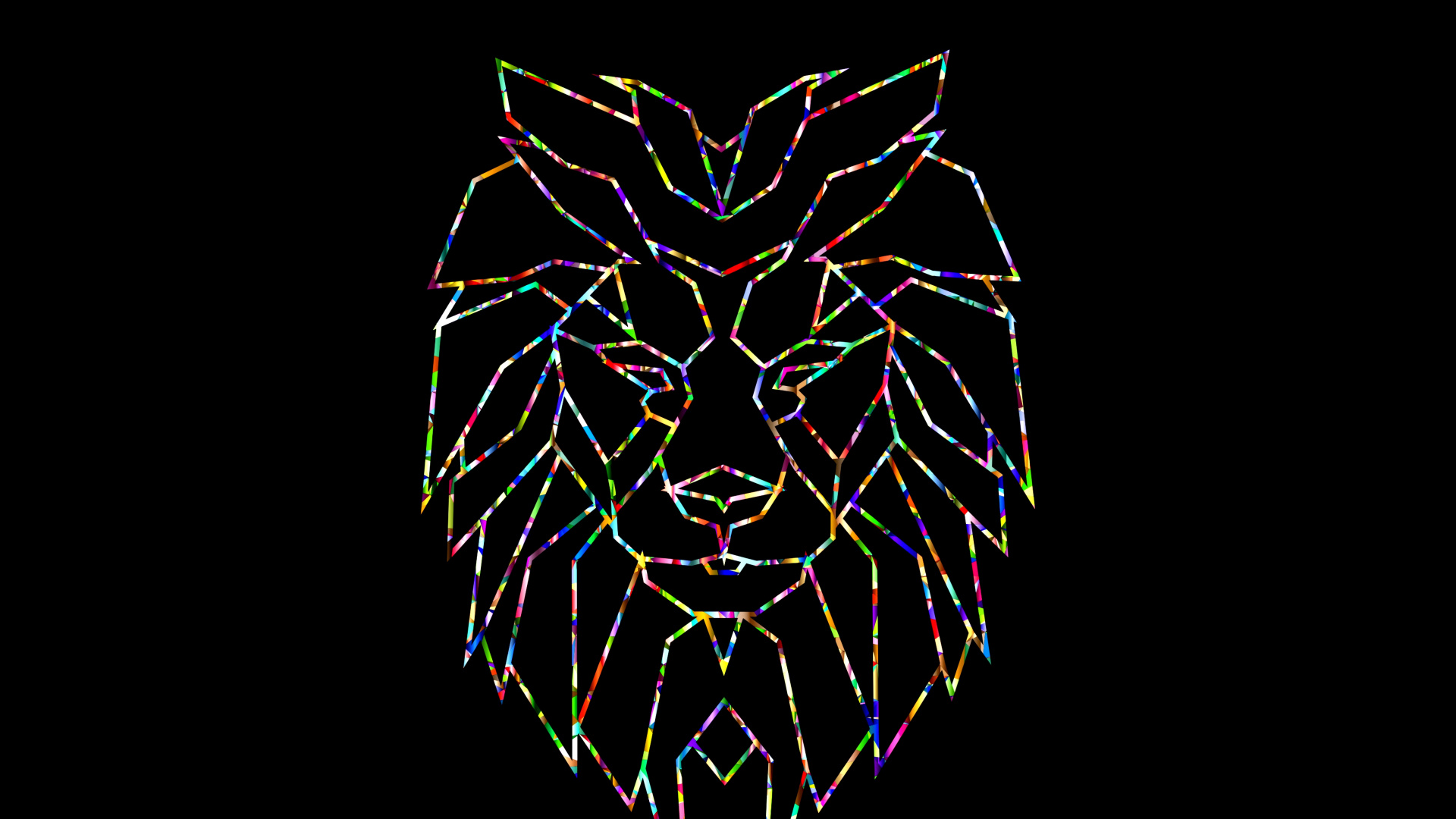 Black and White Wings Illustration. Wallpaper in 1920x1080 Resolution