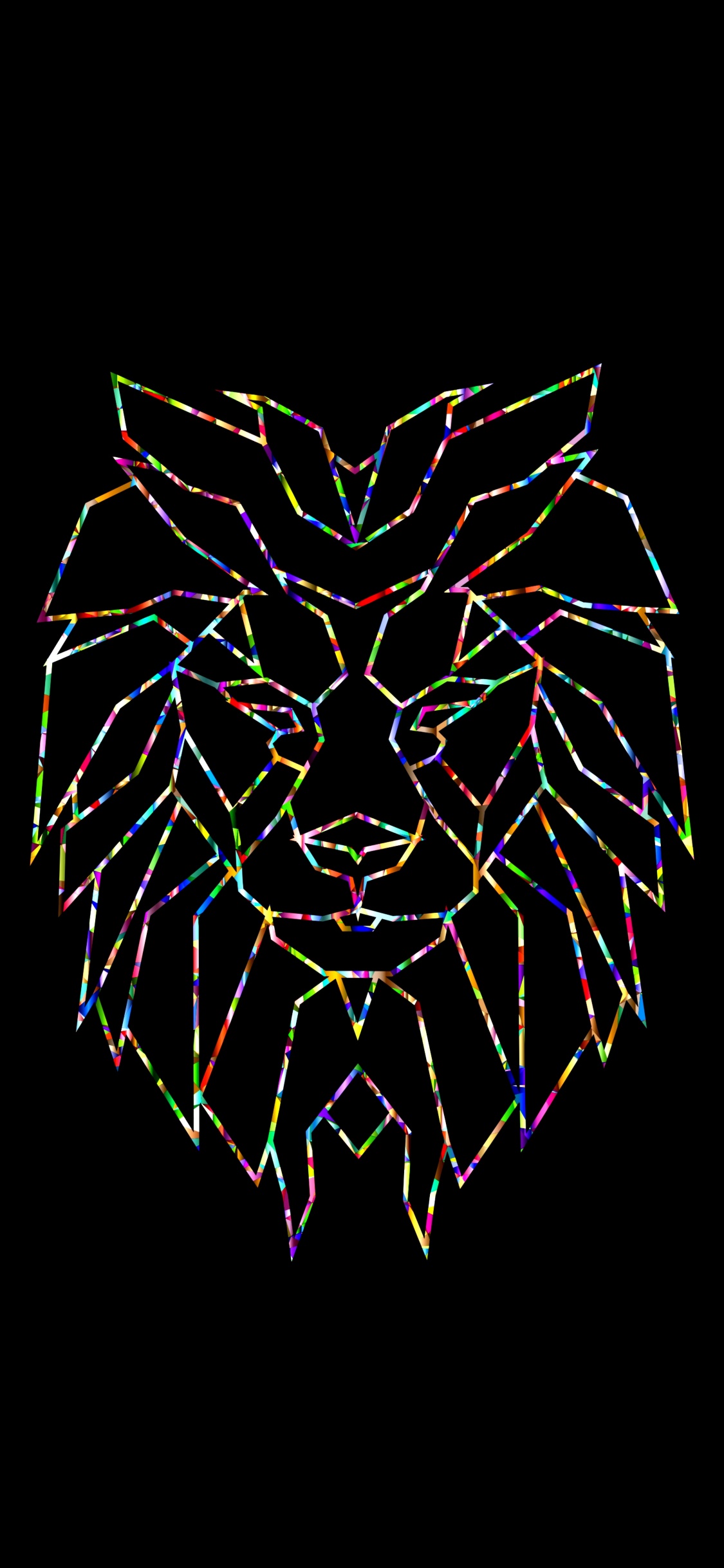 Illustration D'ailes en Noir et Blanc. Wallpaper in 1125x2436 Resolution