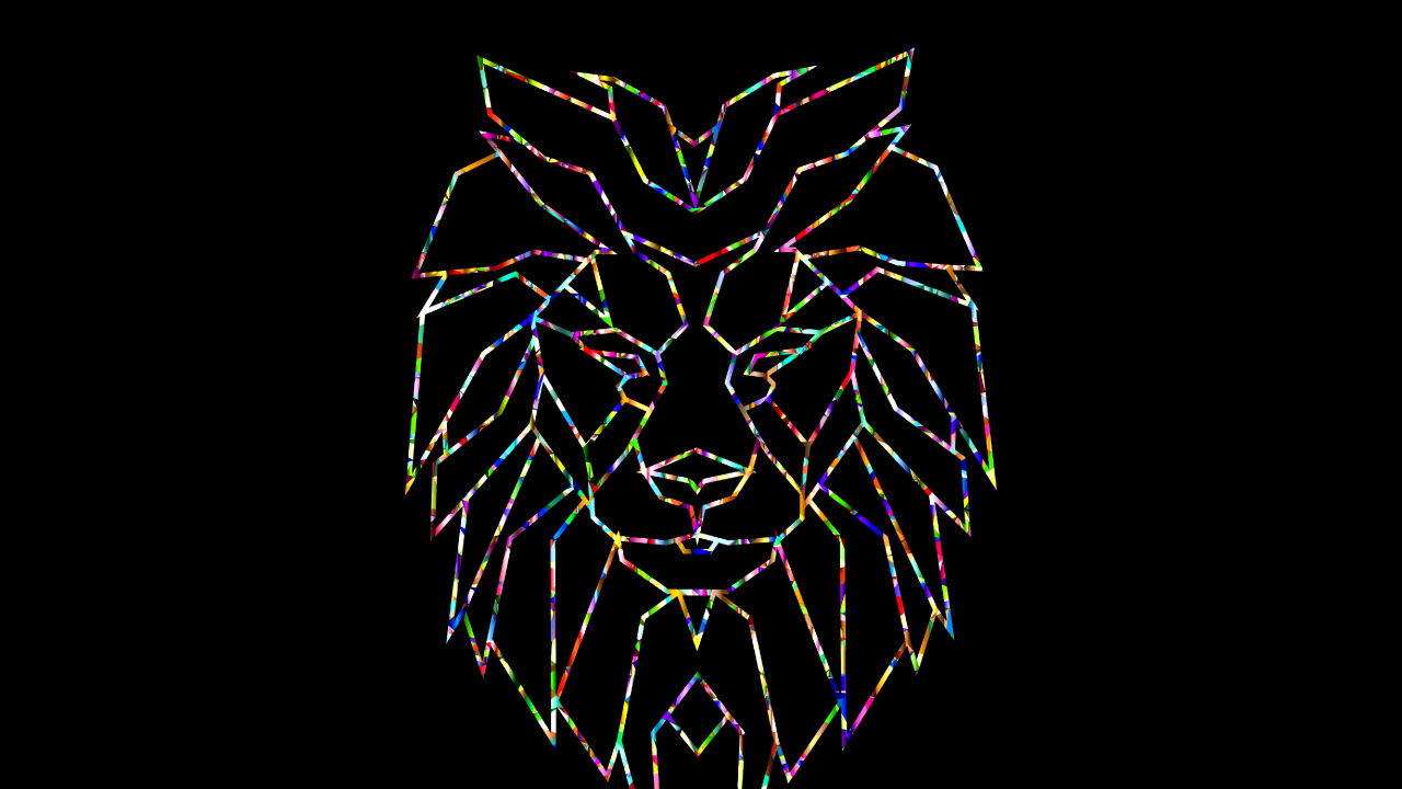 Illustration D'ailes en Noir et Blanc. Wallpaper in 1280x720 Resolution