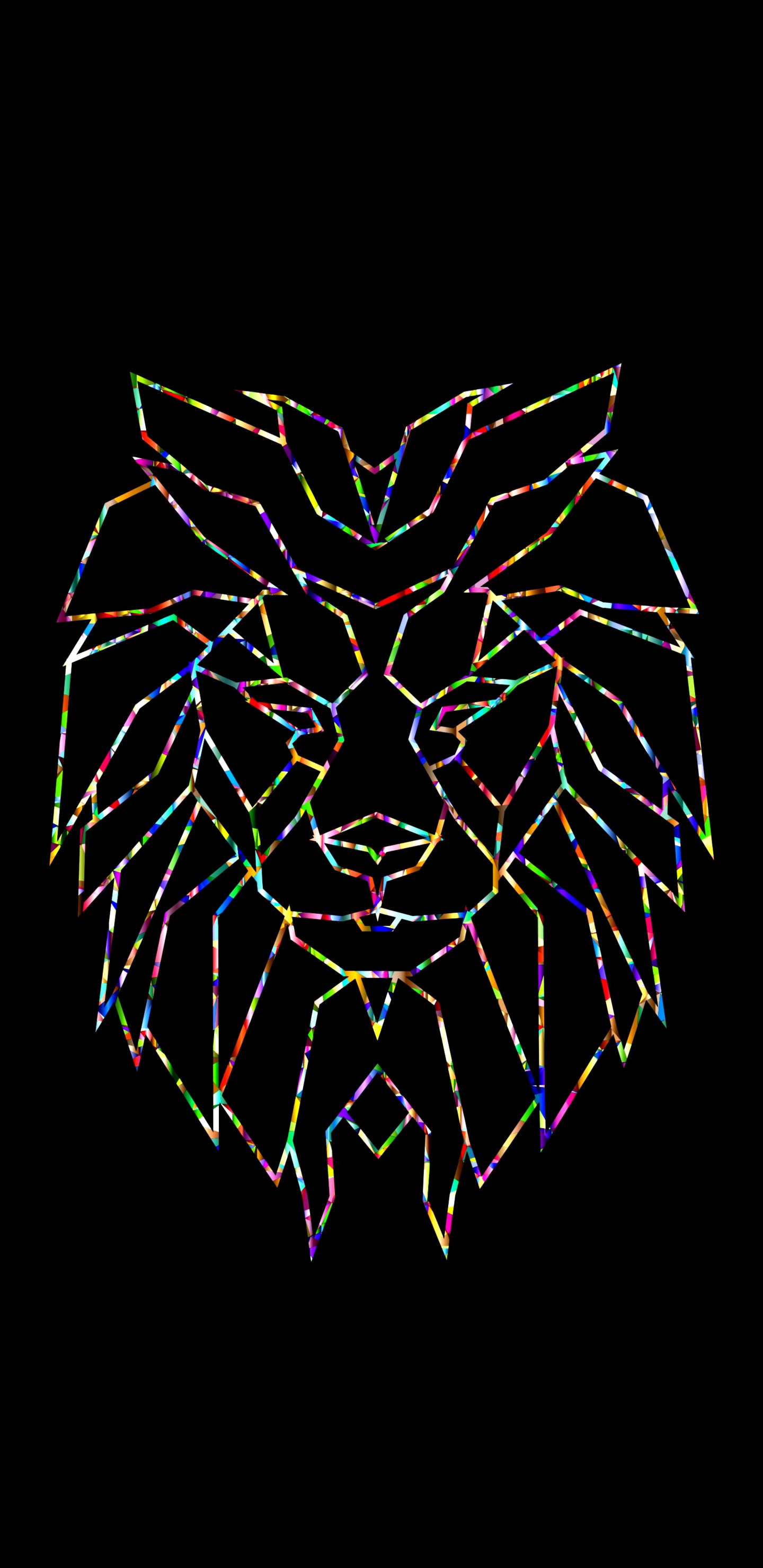 Schwarz-weiße Flügelillustration. Wallpaper in 1440x2960 Resolution