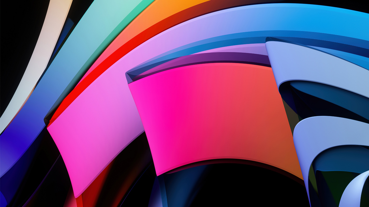 Apple MacBook Pro, L'art Abstrait, la Pureté de la Couleur, Purple, Azure. Wallpaper in 1280x720 Resolution