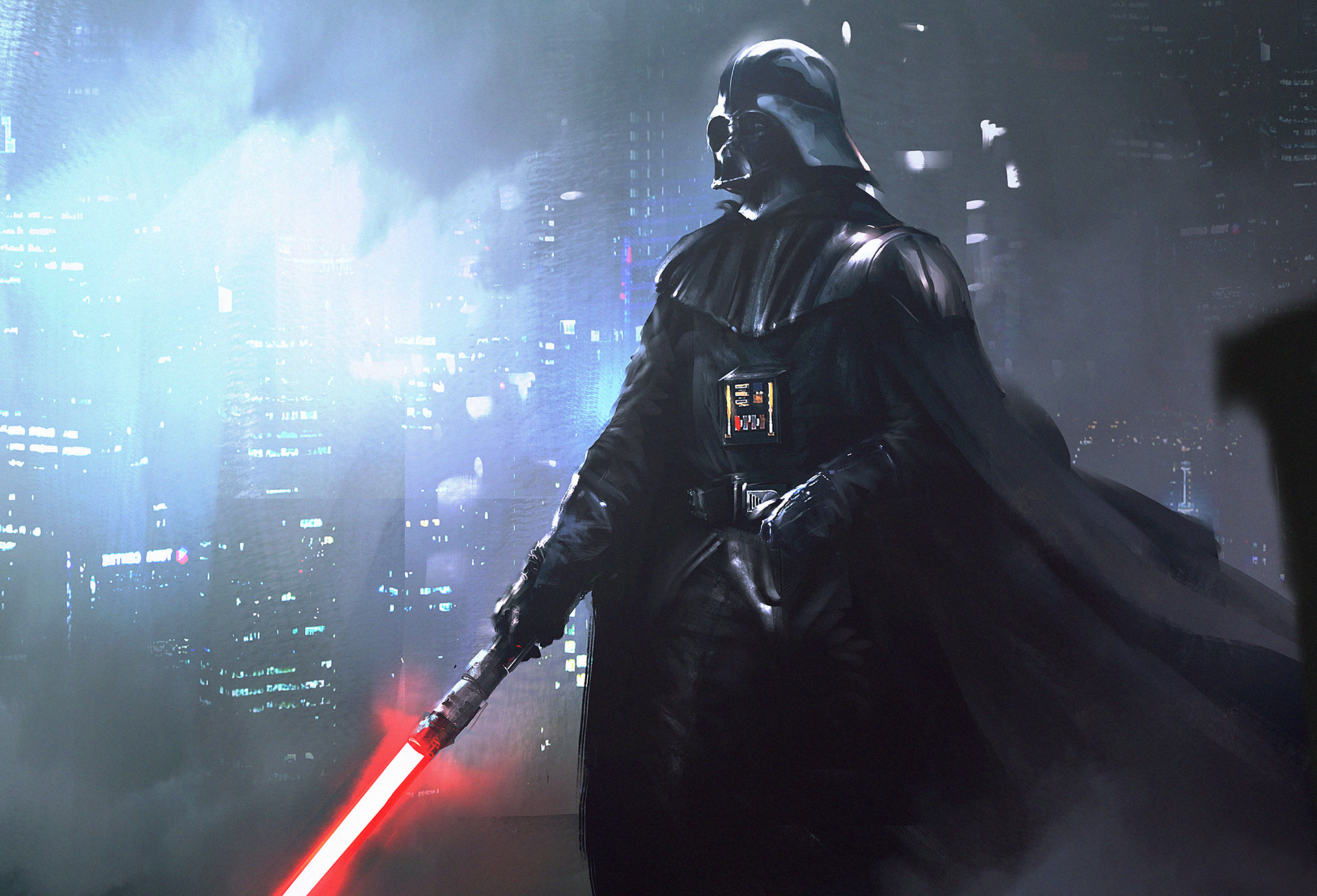 Darth Vader vs Obi Wan  Ahsoka  Luke wallpaper  rStarWarsArt