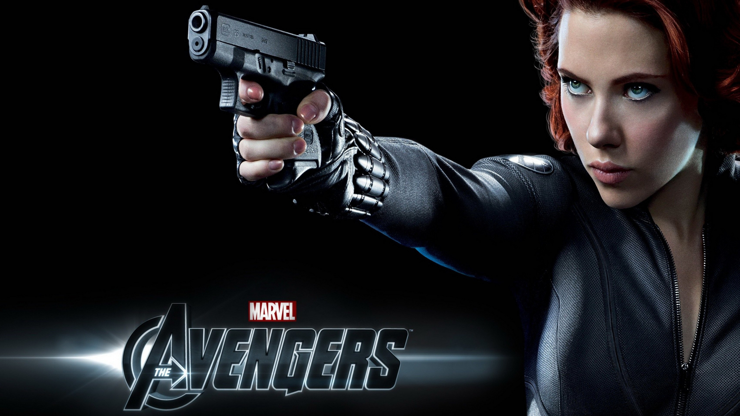 Woman in Black Long Sleeve Shirt Holding Black Semi Automatic Pistol. Wallpaper in 2560x1440 Resolution