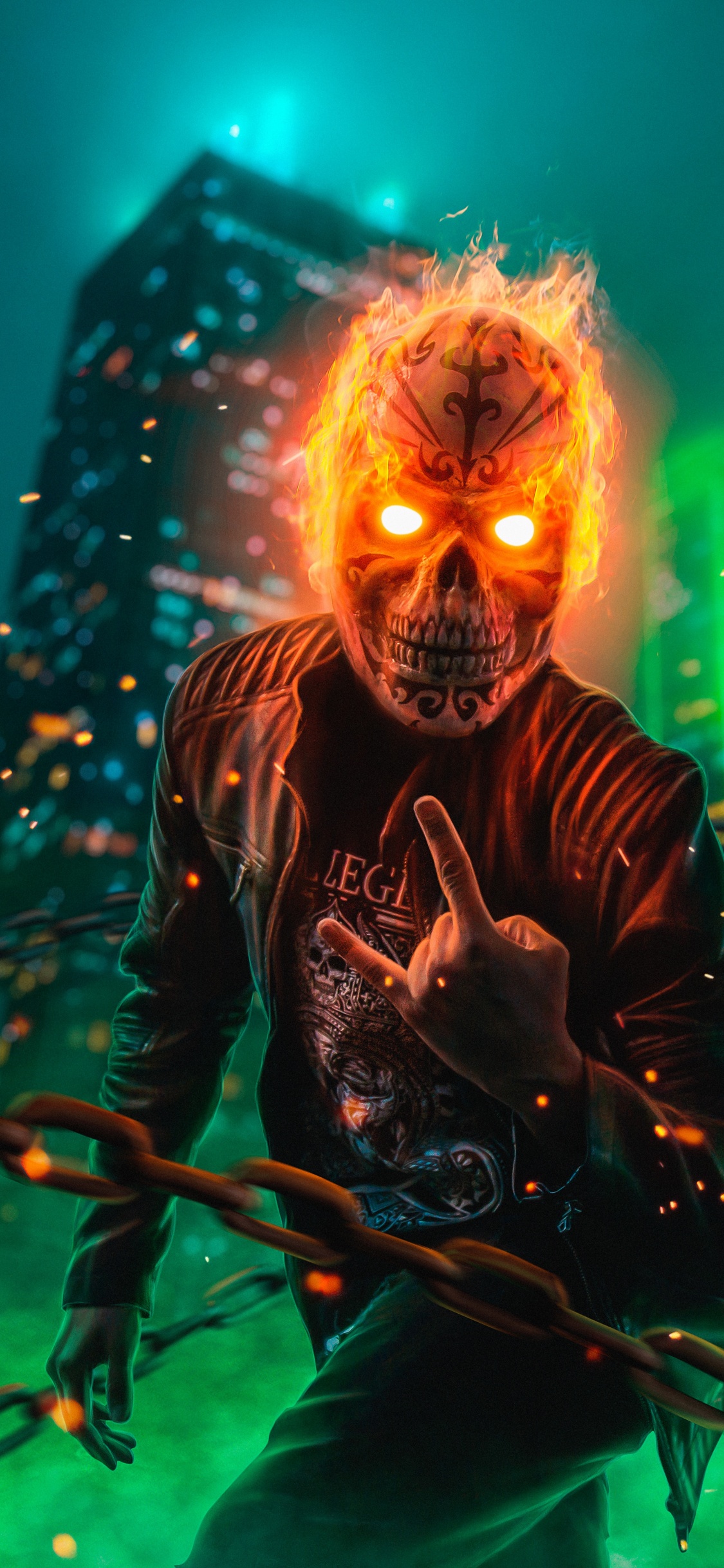 Special Effects, Art, Hidan, Entertainment, Performing Arts. Wallpaper in 1125x2436 Resolution